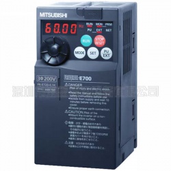 三菱變頻器FR-E720-0.1K日本原裝，電源三相220V,
